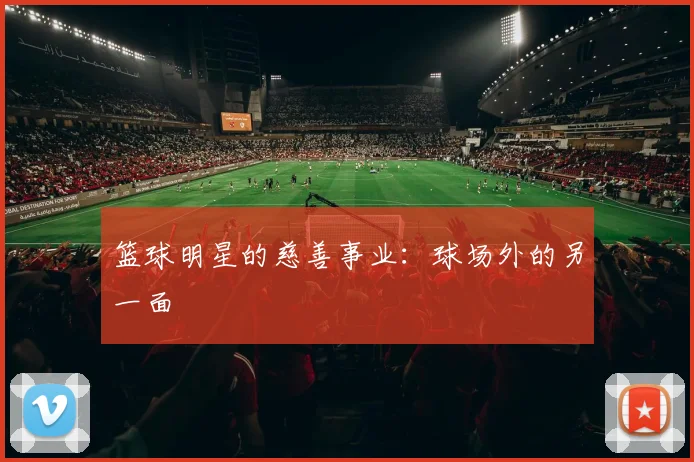 篮球明星的慈善事业:球场外的另一面